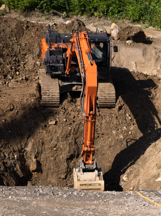 Entreprise d'excavation pour aqueduc et &eacute;gouts