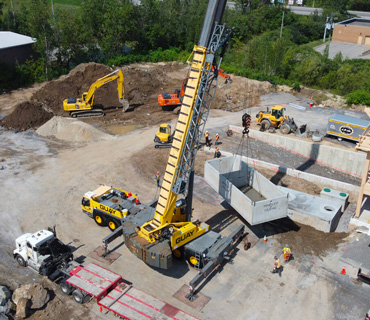 Projet Tour Groupe Sant&eacute; Optimum &agrave; Laval