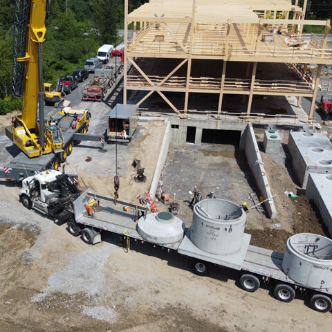 Travaux d'excavation et mise en place syst&egrave;me de traitement des eaux us&eacute;es
